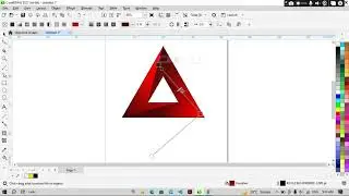 New Best Triangle Logo Draw In Corel Draw || Best New Corel Draw Design || New Graphic Design Logo.