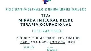 TEA: Mirada Integral desde Terapia Ocupacional