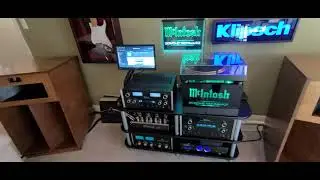 McIntosh and Klipsch Setup