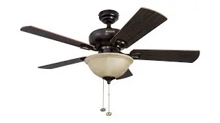 Honeywell 44-Inch Woodcrest Ceiling Fan with Oil Rubbed Bronze Finish (50187)