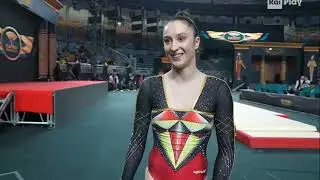 Nina Derwael (BEL) Balance Beam D-Score 2024 Cairo World Cup (BB EF) (2022-24 Code) (13.633 (5.6)
