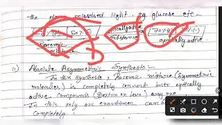 Asymmetric synthesis - Partial and Absolute  L-8, U-1  POC-3rd  b pharmacy 4th sem