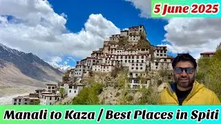 Manali to Kaza Day 2 | Chicham Bridge, Key Monastery, Langza, Hikkim, Komik Tour