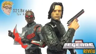 MARVEL LEGENDS Captain America: Civil War FALCON & WINTER SOLDIER REVIEW - Walmart Exclusive Wave