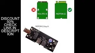 NGFF(M.2) to USB 3.0 Adapter with Dual NANO SIM card Slot for 3G/4G/5G Module Support SIM 8pin card