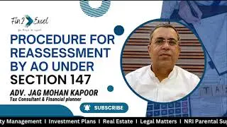 Understanding the Reassessment Process under Section 147.  #section147 #incometax  #incometaxnotice
