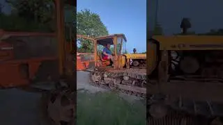 DT-75 #oldschool #farming #bulldozer #russiantractor #farm #mtz #dt #sovietengineering #machine