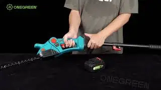ONEGRREN 3 V 1 teleskopick&eacute; elektrick&eacute; nožnice na živ&yacute; plot 20.000 ot./min.