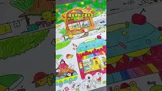US $2.76  57％ Off | Children's Drawing Roll DIY Coloring Paper Roll Color Filling Paper Graffiti