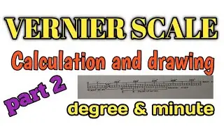 𝗩𝗲𝗿𝗻𝗶𝗲𝗿 𝘀𝗰𝗮𝗹𝗲: 𝗱𝗲𝗴𝗿𝗲𝗲& 𝗺𝗶𝗻𝘂𝘁𝗲. 𝗖𝗮𝗹𝗰𝘂𝗹𝗮𝗿𝗶𝗼𝗻, 𝗱𝗿𝗮𝘄𝗶𝗻𝗴.