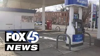 Baltimore gas station shooting caught on camera, victim injured by BB gun