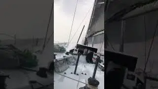 VO70 during the Rolex Middle Sea Race!🌊😳 #shorts