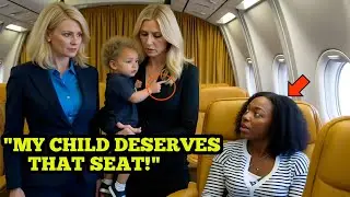 Mother Demands Black Woman Move for Her Child-Shocked When the Flight Attendant Takes Her Side