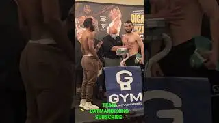 ARTUR BETERBIEV VS MARCUS BROWNE WIEGH IN FACE OFF