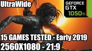 GTX 1050 ti on an UltraWide Monitor - 15 Games Tested - 21:9 - 2560x1080 - Early 2019