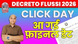 Decreto Flussi 2026 CLICK DAY // अगले साल की डेट आ गई Full detail