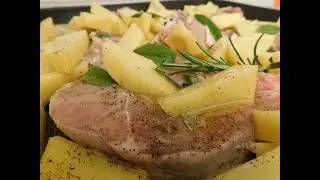 CAPRETTO DI PASQUA AL FORNO CON PATATE 👍