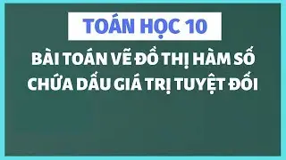 TO&Aacute;N 10 - B&Agrave;I TO&Aacute;N VẼ ĐỒ THỊ CỦA H&Agrave;M SỐ CHỨA DẤU GI&Aacute; TRỊ TUYỆT ĐỐI