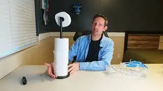 TACGEA Toilet Paper Holder Stand UNBOXING assembly and review