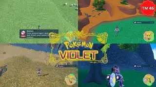 Pokemon Violet The Location of TM 45 Venoshock At The Wild #shorts