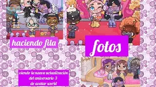 Viendo la nueva actualizaci&oacute;n del aniversario 3 en avatar world shaira vlog 🌺