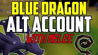 OSRS - How Much Does A Blue Dragon MELEE Alt Make? (3 HOURS)