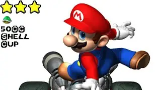 Mario Kart DS 100% Walkthrough - Shell Cup 50cc (Real DS Capture)