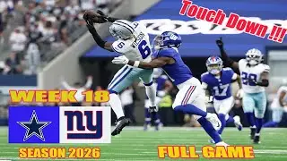 Cowboys Vs Giants WEEK 18 GAME 2nd+3rd+4th  Jan 04,2026 NFL Today | NFL HIGHLIGHTS