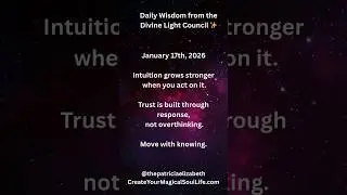 Daily Wisdom from the Divine Light Council #embodiedspirituality #soulprosperity #soulremembrance