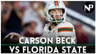 Miami vs Florida State | Carson Beck NFL Draft Film
