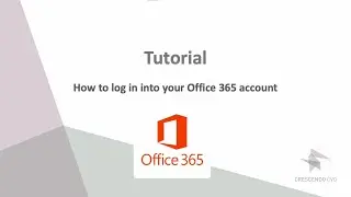 How do I log onto my Office 365 account?