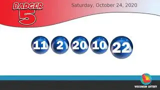 WI Lottery EveningDrawPlus 10/24/2020