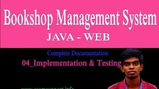 Book Shop Management System - (lesson 04 - java web)