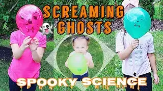 SCREAMING GHOSTS / MONSTER BALLOONS: 31 DAYS OF HALLOWEEN KIDS STEM SCIENCE EXPERIMENTS & ACTIVITIES