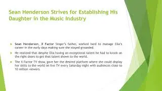 Sean Henderson, X Factor Singer&rsquo;s Father, Helped Customers Switch Energy Suppliers