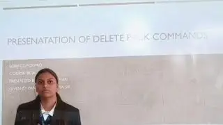 BCA-PPU-1ST BATCH-2 || Delete Pack Commands PPT presentation Ayashi