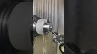 Torno CNC. Pe&ccedil;a completa #cnc #shorts