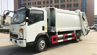 Garbage Trucks for Sale! Compression type. SINOTRUK HOWO or SHACMAN brand new. 3-16cbm.