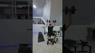 Primeiro treino na academia de casa | Dia 010/365 BORA!!! #treinoemcasa #academiaemcasa #foco
