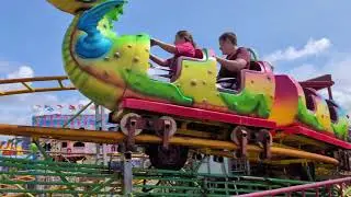 Nessi Roller Coaster Ride At Coney Beach, Porthcawl