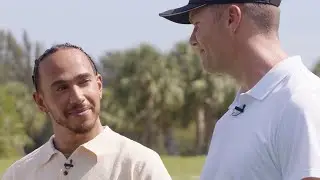 Lewis Hamilton and Tom Brady tee off as F1 arrives in Miami