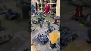 Большая игра в Вархаммер 40000. #apocalypse #warhammer40k #spacemarines #ultramarine #вархамер
