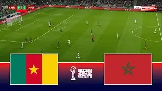 CAMEROON vs MOROCCO - Africa Cup of Nations 2025 CAF | Full Match All Goals | Pes 21 Gameplay