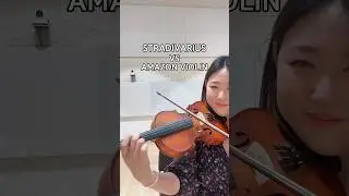 STRAD VS AMAZON VIOLIN #shorts