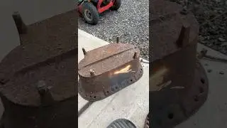Laser Cleaning. #fyp #reels #laser #castiron #castironskillet #restoration #viral #satisfying