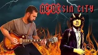 Как играть &laquo;Sin City&raquo; ACDC | Урок игры на гитаре