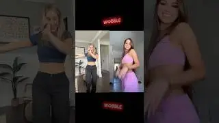 ASHLEY REY VS BROOKE MONK | WOBBLE DANCE CHALLENGE | NEW SONG LULU SHORTS