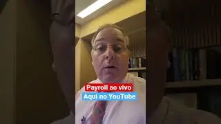 Payroll ao vivo aqui no YouTube! Amanh&atilde;!! #daytrade #daytrader