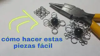piezas con alambre acero inoxidable| figuras tipo filigrana| variante de figura de alambre cuadrito.