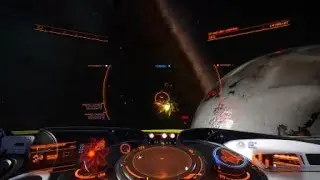 Thargoid Attack on Mega Ship